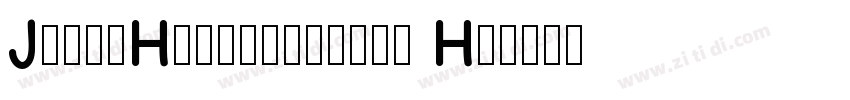 JasonHandwriting2 He字体转换